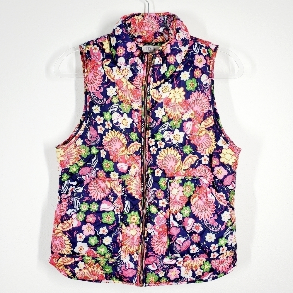 PEACH LOVE CALIFORNIA PUFFER VEST